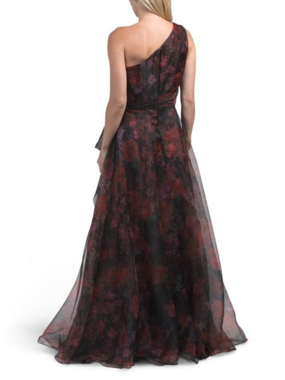 THEIA Rue One Shoulder Gown - Picture 2 of 4